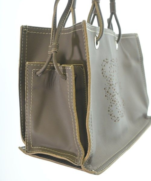 Loewe Anagram Leather Shopper Tote — view 6