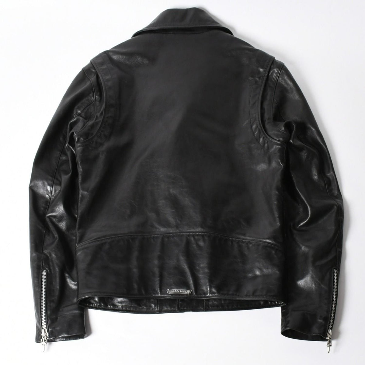 Chrome Hearts Dsmg Limited Jacket Leather Basic Moto Black Hose Silver — view 2