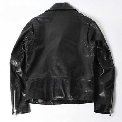 Chrome Hearts Dsmg Limited Jacket Leather Basic Moto Black Hose Silver — view 2