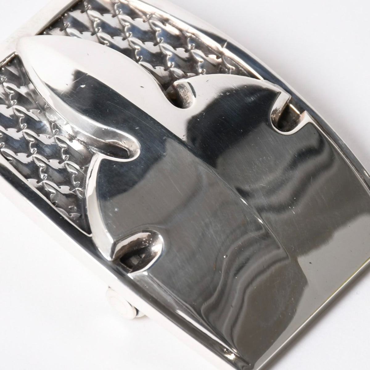 Chrome Hearts Buckle Mil Flerknee Flare Knee Silver Messenger Bag — view 3
