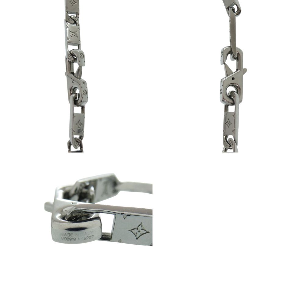 Louis Vuitton Tide Up Monogram Silver Necklace — view 5