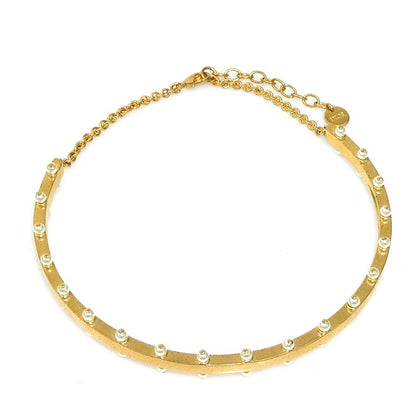 Dior Necklace Choker Gold
