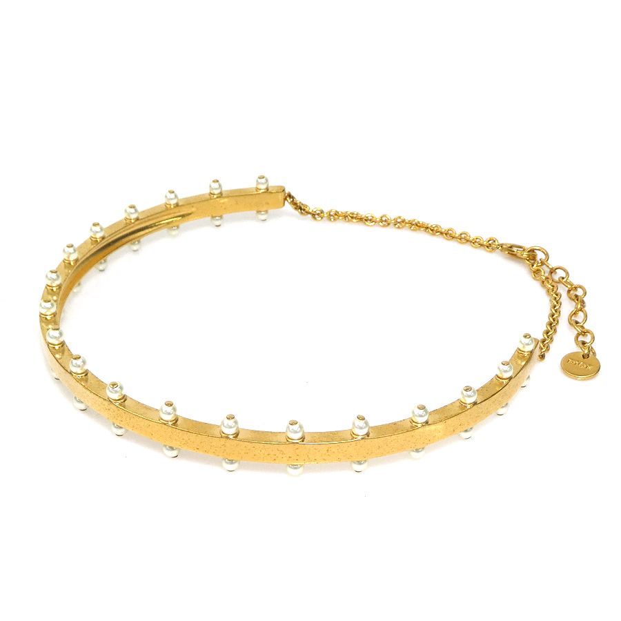 Dior Necklace Choker Gold — view 3