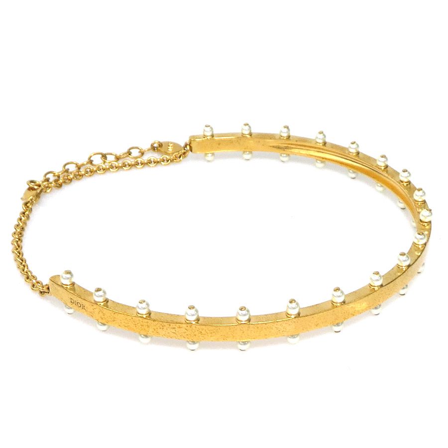 Dior Necklace Choker Gold — view 2