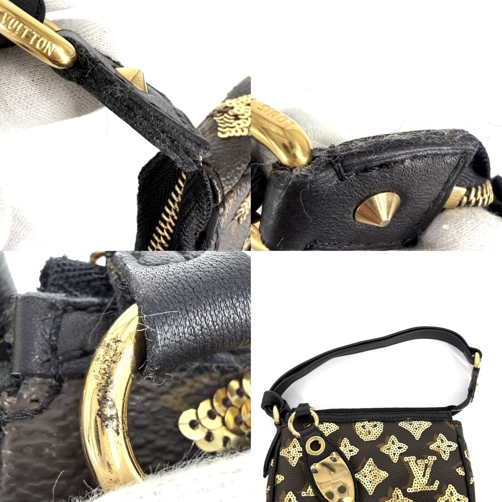 Louis Vuitton Monogram Eclipse Sequins Mini Pochette Accessoires Mini Bag — view 7