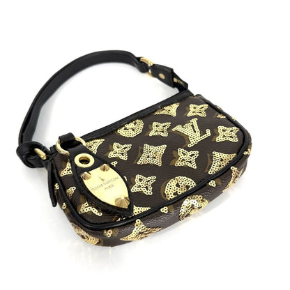 Louis Vuitton Monogram Eclipse Sequins Mini Pochette Accessoires Mini Bag — view 3