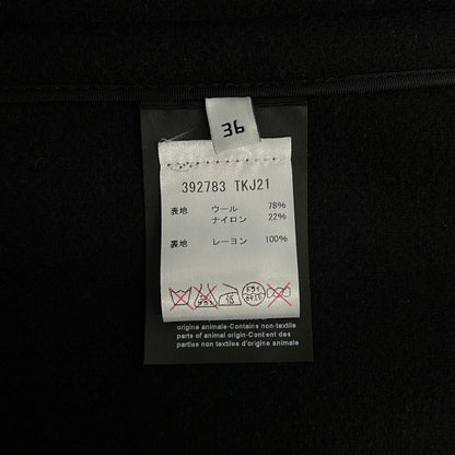 Balenciaga Coat Black 36 — view 4