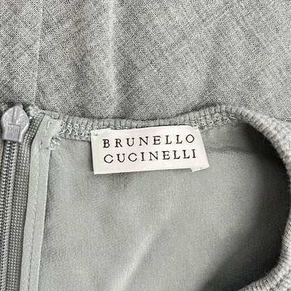 Brunello Cucinelli Tunic Gray Studs M — view 3