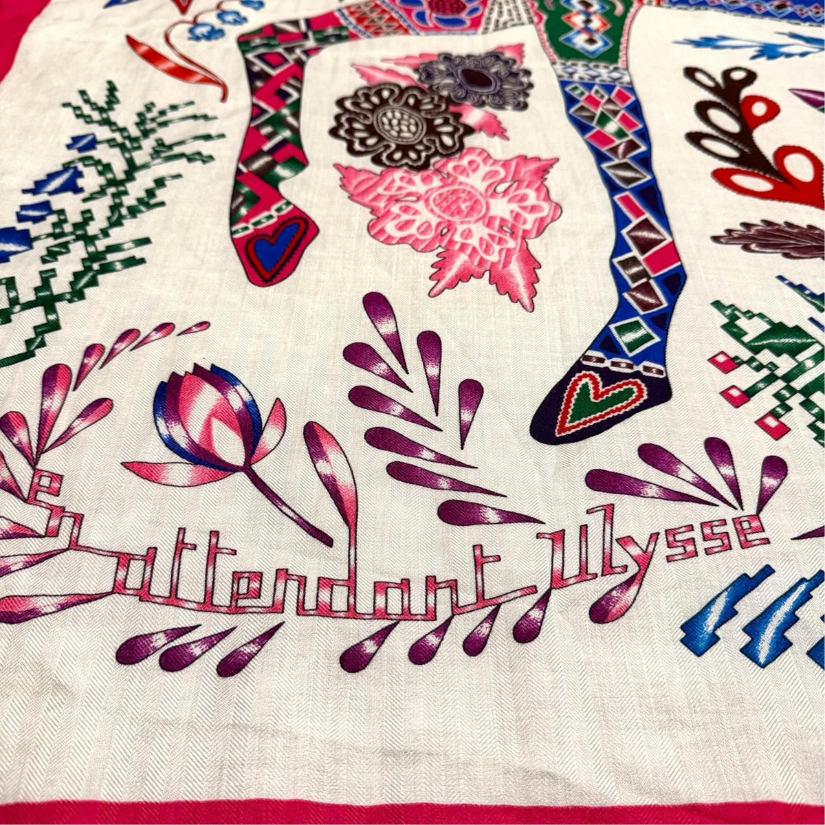 Hermes Carre Geant 140 Waiting for Odysseus Scarf — view 7