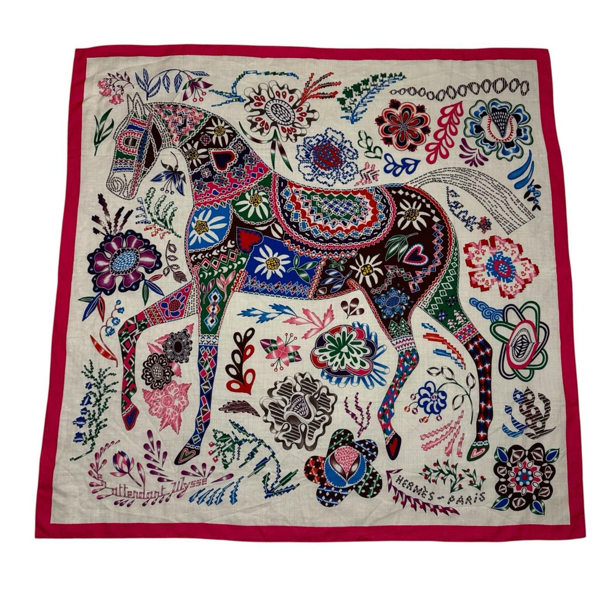 Hermes Carre Geant 140 Waiting for Odysseus Scarf