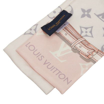 Louis Vuitton Bandeau Monogram Confidential Scarf Pink Multicolor Silk — view 2
