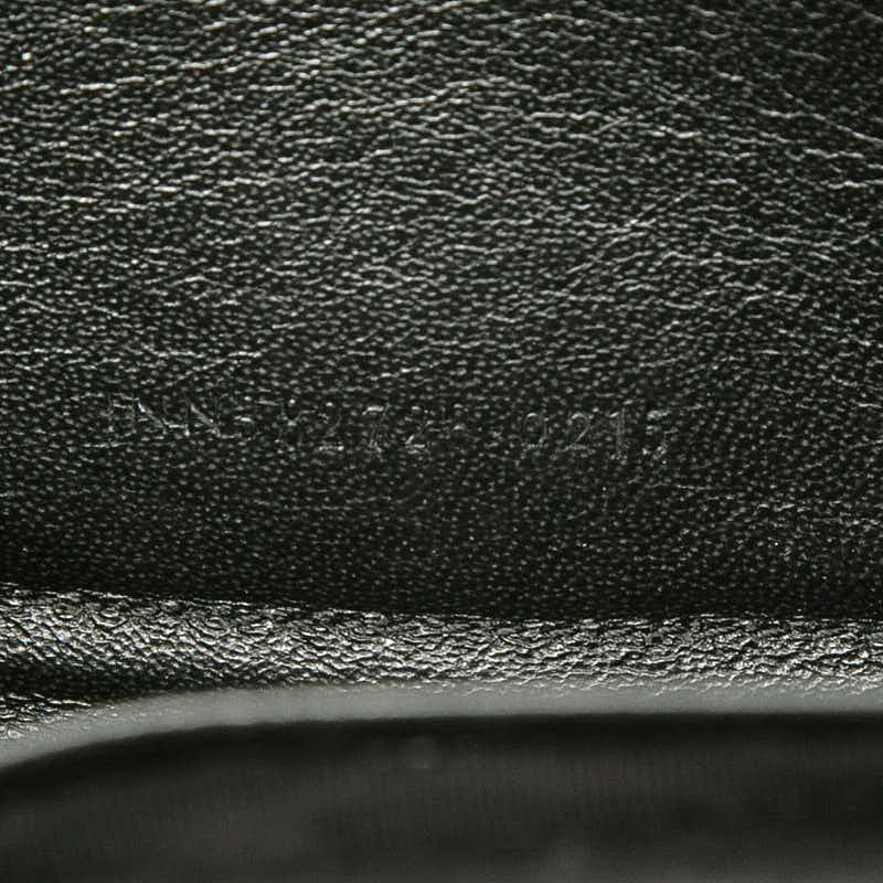 Saint Laurent Star Studs Crossbody Chain Wallet Shoulder Bag Black Leather — view 6