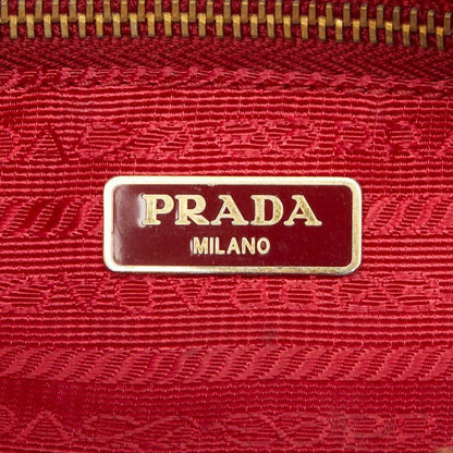 Prada Pouch Red Nylon Leather — view 7