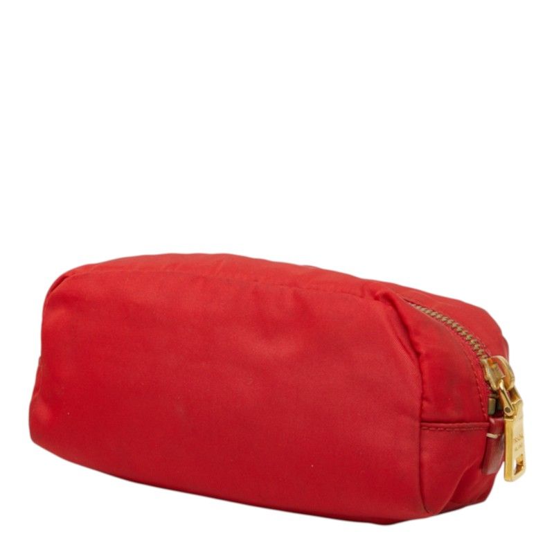 Prada Pouch Red Nylon Leather — view 2