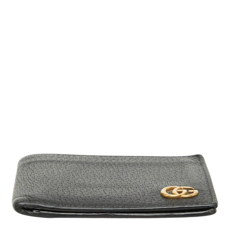 Gucci GG Marmont Bifold Wallet Black Leather — view 3