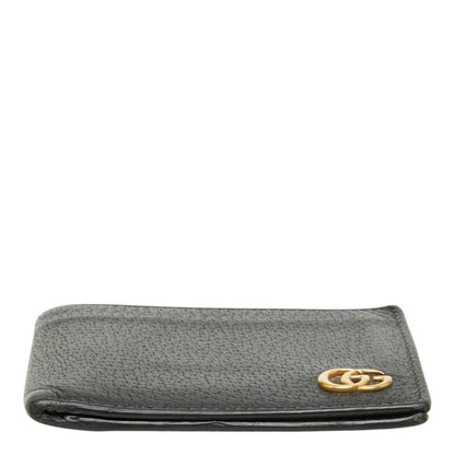 Gucci GG Marmont Bifold Wallet Black Leather — view 3