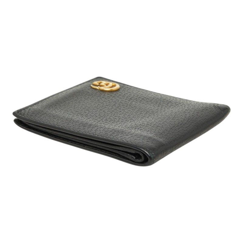 Gucci GG Marmont Bifold Wallet Black Leather — view 5