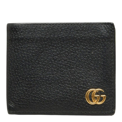 Gucci GG Marmont Bifold Wallet Black Leather