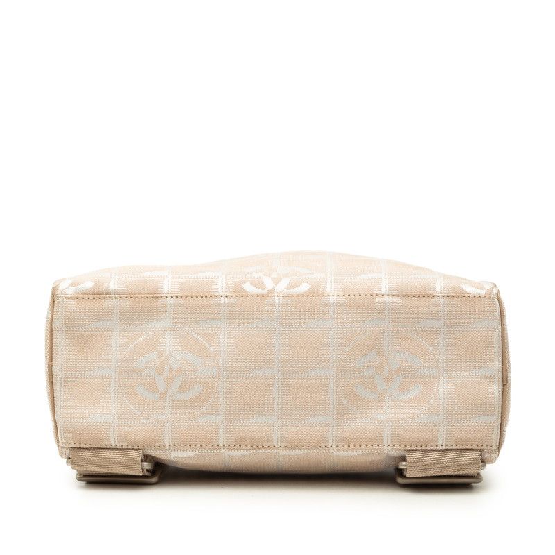 Chanel New Travel Line Backpack Beige Nylon Jacquard — view 3