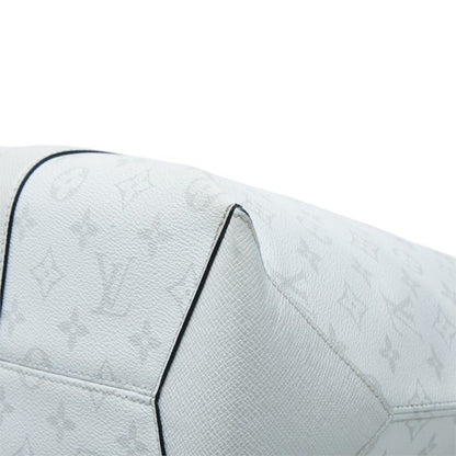 Louis Vuitton Taigarama Weekend Tote NM Shoulder Bag 2-Way Blanc White Leather — view 6