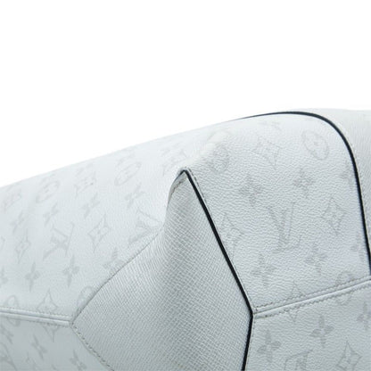 Louis Vuitton Taigarama Weekend Tote NM Shoulder Bag 2-Way Blanc White Leather — view 7