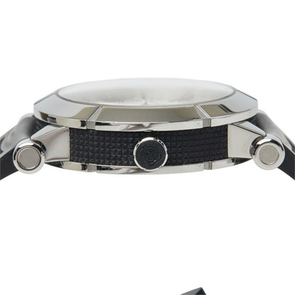 Tiffany & Co Atlas Gent Watch White Silver Black Stainless Steel Rubber — view 3