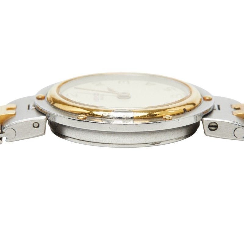 Hermes Olympia Watch Beige Silver Gold Stainless Steel — view 4