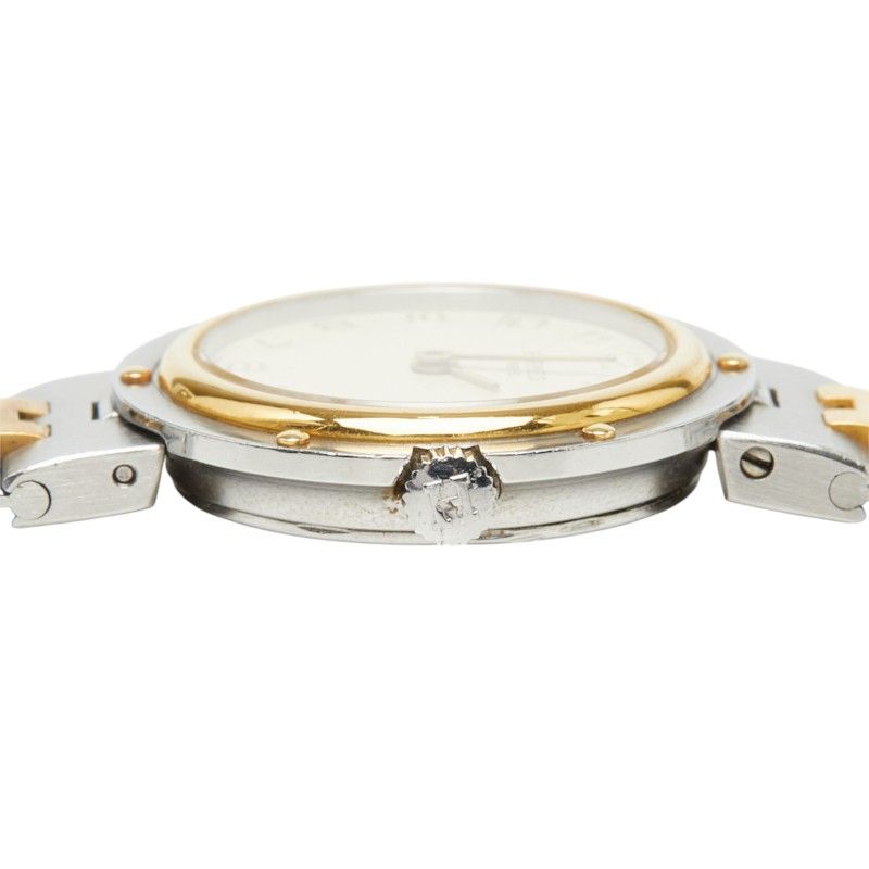 Hermes Olympia Watch Beige Silver Gold Stainless Steel — view 3