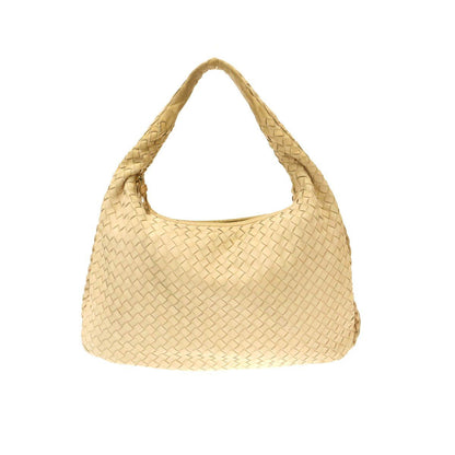 Bottega Veneta Intrecciato Hobo Handbag Ivory — view 2
