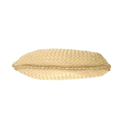 Bottega Veneta Intrecciato Hobo Handbag Ivory — view 4