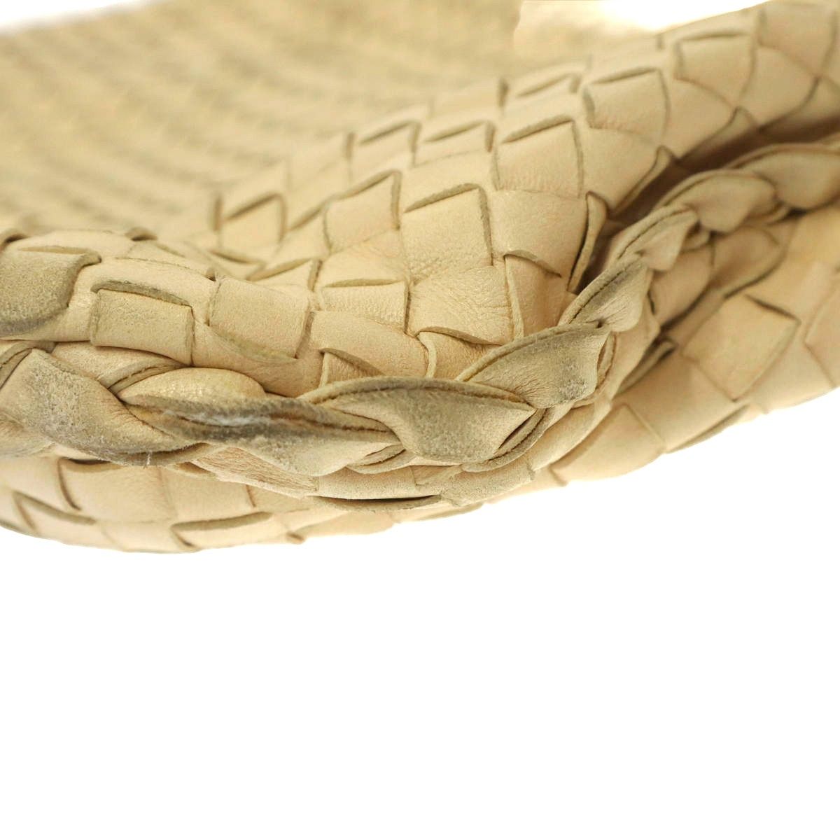 Bottega Veneta Intrecciato Hobo Handbag Ivory — view 7