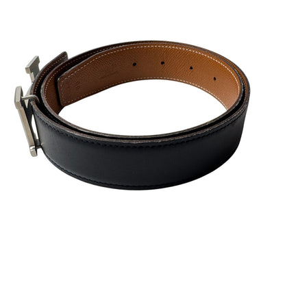 Hermes Constance H Belt Silver 65 — view 2