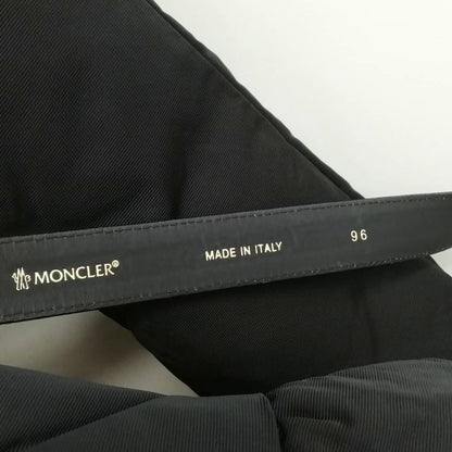 Moncler Premiere Down Coat Shawl Color with Belt Black 1 — view 3