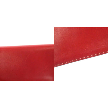 Dior Vintage Leather Clutch Flap Red OH — view 8