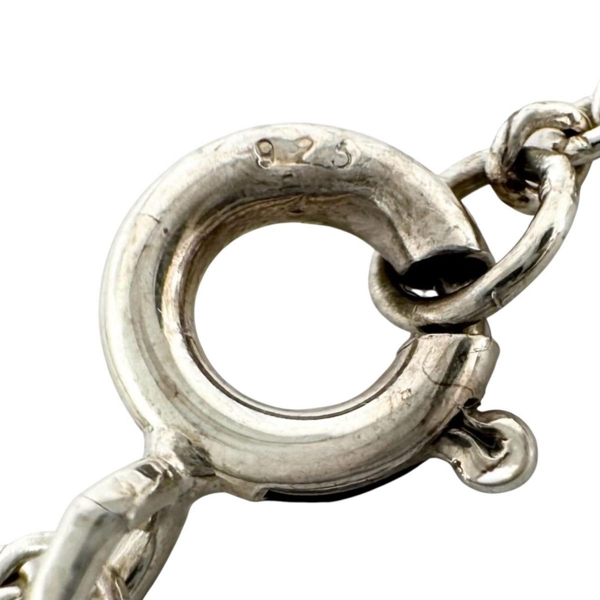 Tiffany & Co Heart Link Lariat Silver Necklace — view 7
