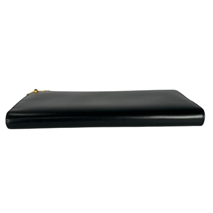 Cartier Sapphire Line Leather Black Wallet Gold — view 5