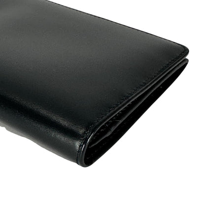 Cartier Sapphire Line Leather Black Wallet Gold — view 6