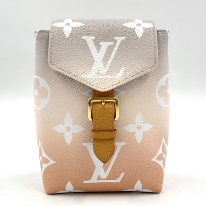 Louis Vuitton by the Pool Tiny Enabled Leather Pink White Light Gray Backpack