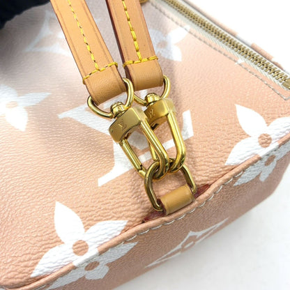 Louis Vuitton by the Pool Tiny Enabled Leather Pink White Light Gray Backpack — view 7