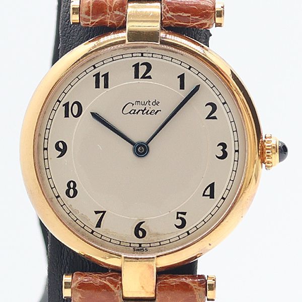Cartier Must Vendome Silver Dial Watch