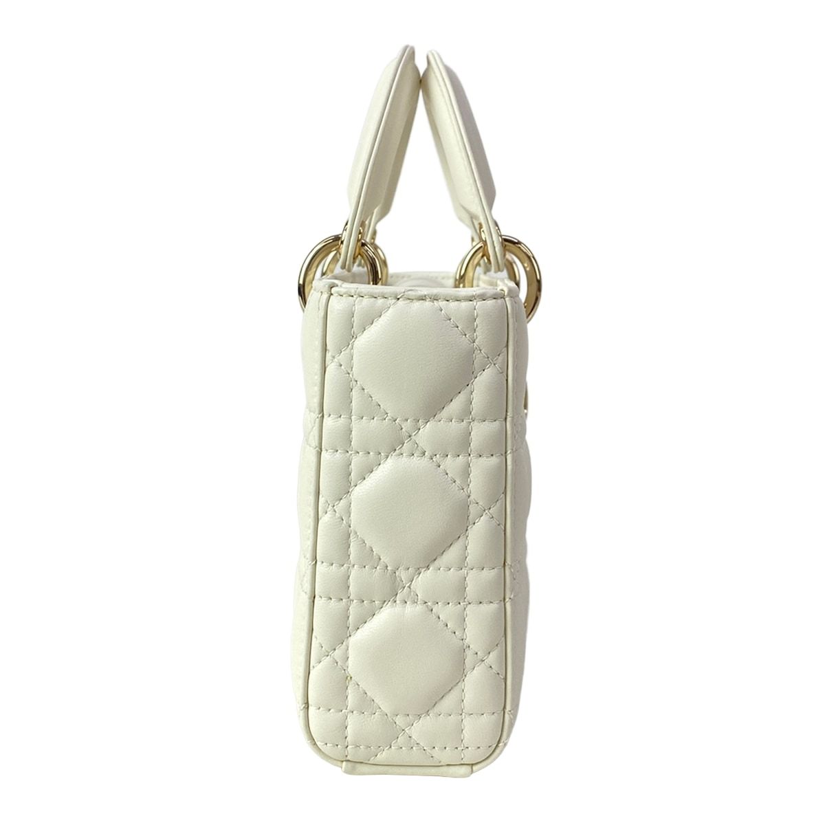 Dior Handbag les Didi Joy Bag Medium White Lambskin — view 2