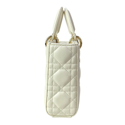 Dior Handbag les Didi Joy Bag Medium White Lambskin — view 2