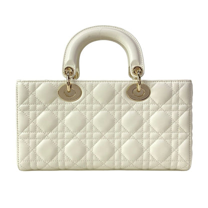 Dior Handbag les Didi Joy Bag Medium White Lambskin — view 3