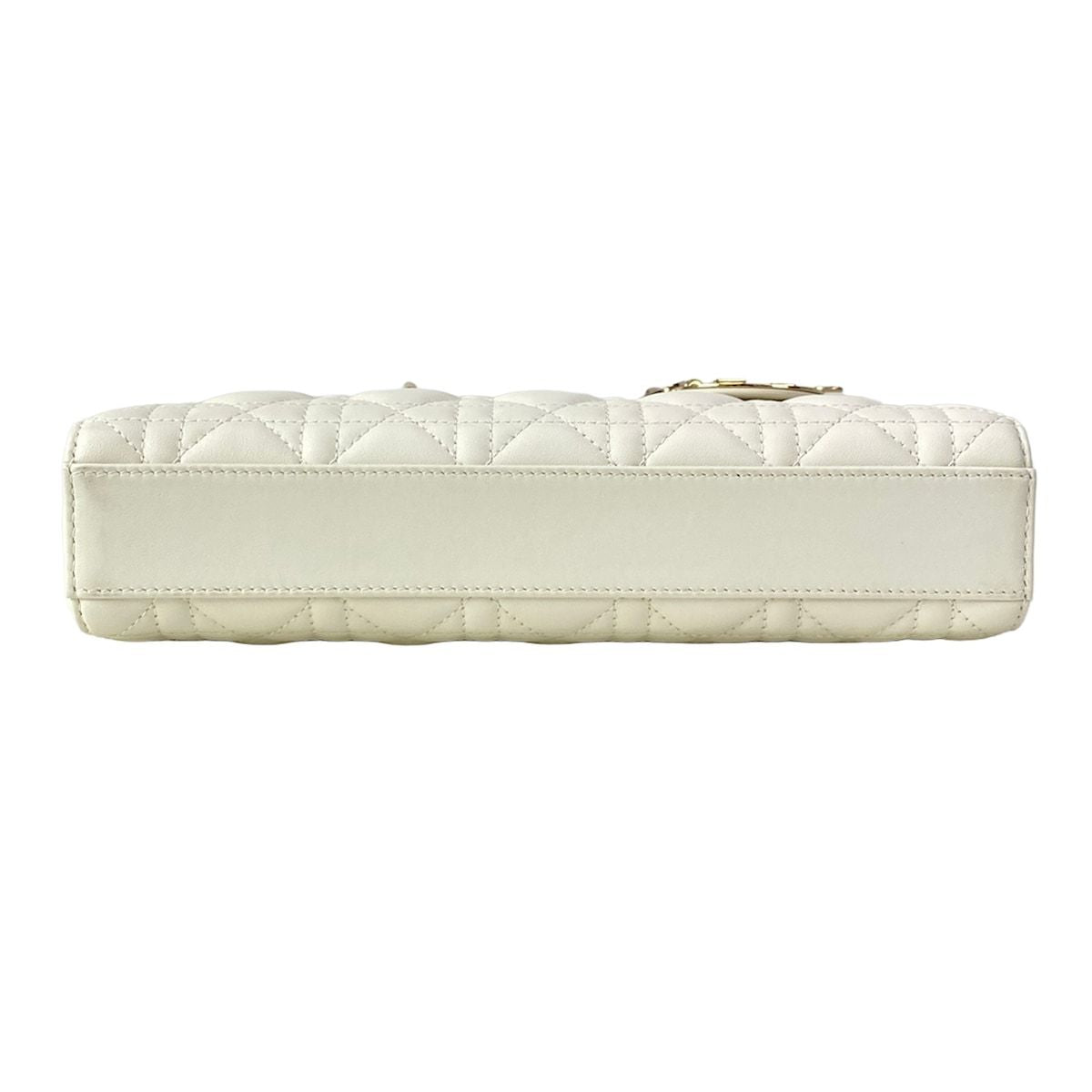 Dior Handbag les Didi Joy Bag Medium White Lambskin — view 5