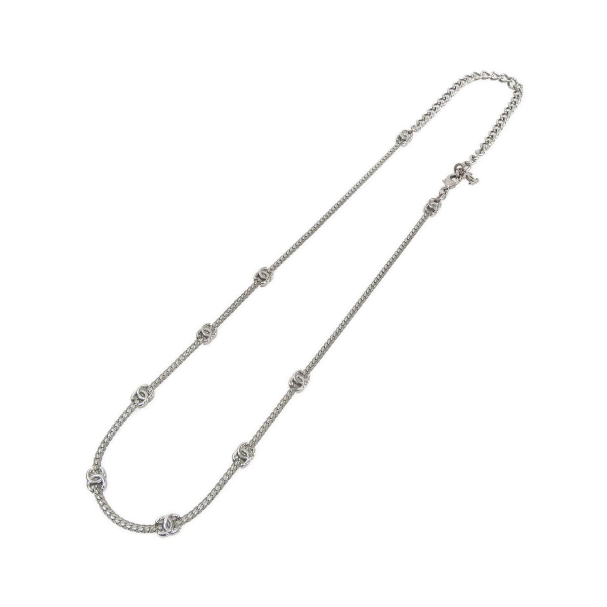 Chanel Necklace Silver — view 2