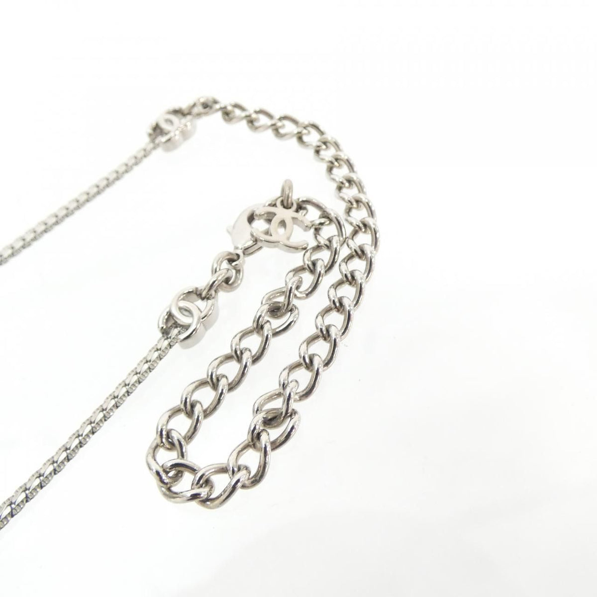 Chanel Necklace Silver — view 3