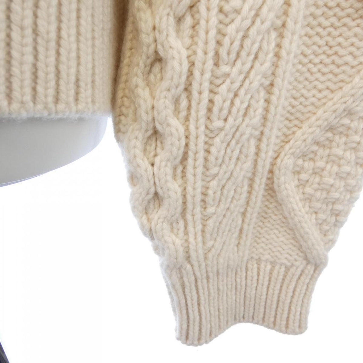 Celine Knit Sweater White — view 6