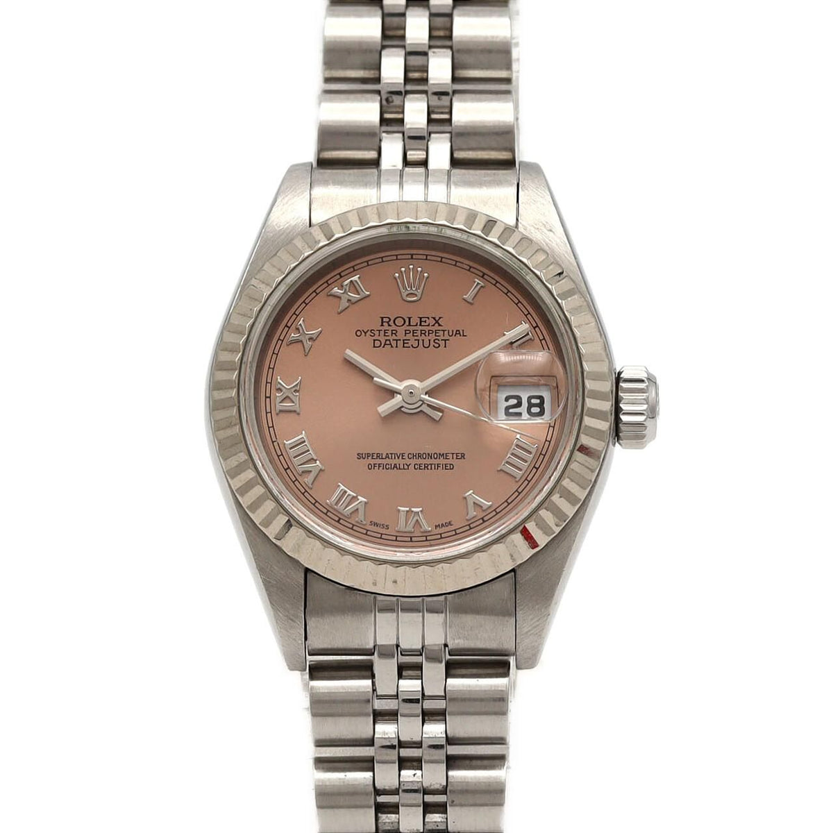 Rolex Datejust Stainless Steel White Gold Automatic