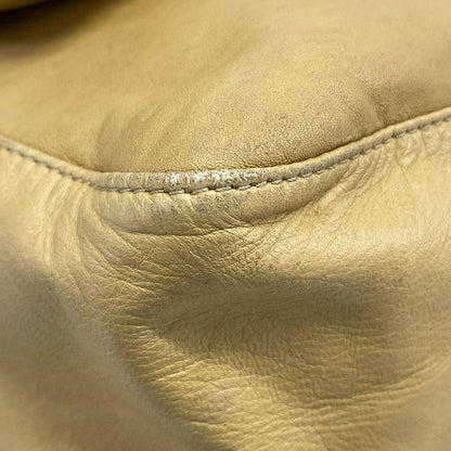 Fendi Shoulder Bag Mamma Bucket Beige Leather — view 6