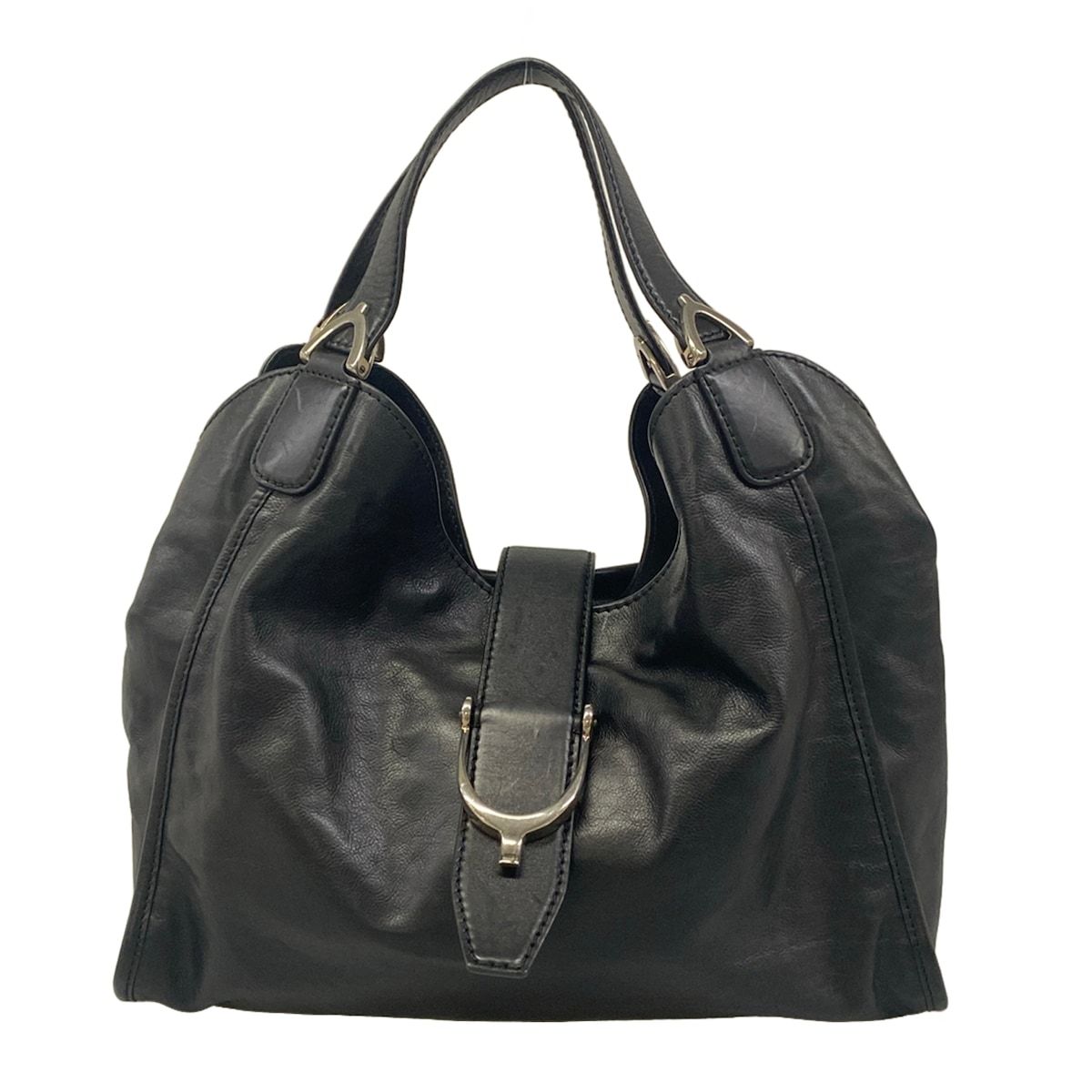 Gucci Shoulder Bag Soft Stirrup Black
